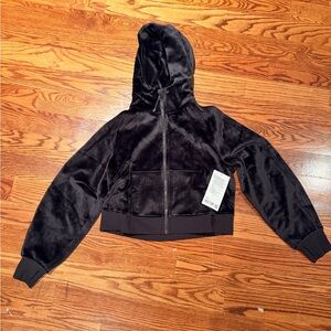 NWT Lululemon athletica Black velvet Jacket XS/S